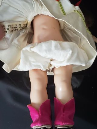 Vintage Vogue Ginny Doll SLW ML Wearing Anchor Dress 4