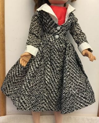 Vintage Dress And Coat For 20” Fashion Doll Alexander Cissy Mrs Revlon Dollikins