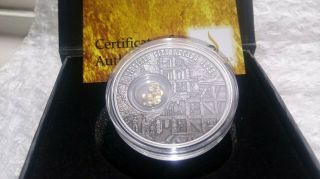 2019 1 Oz Antique Mesa Grande Nevada Gold And Silver Rush Silver Coin (box /coa)