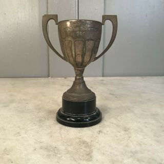 Antique Silver Plated Trophy Granby Club Car Rally Competition Dated 1960