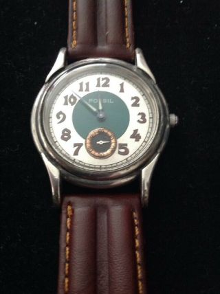 Fossil Vt - 2423 Vintage Style Quartz Watch.