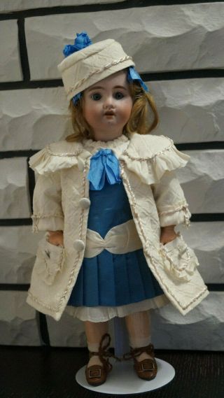 Coat,  Silk Dress And Hat For Your French Or German Antique Doll.