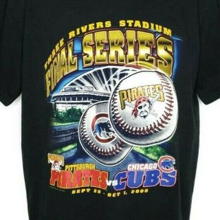 Pittsburgh Pirates Chicago Cubs T Shirt Vintage 2000 Final Series Size Medium