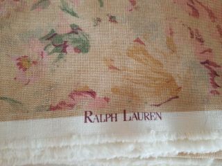 Ralph Lauren Fabric Cottage Antique Floral 2,  YDS Decor Cotton/Linen Tea Beige 3