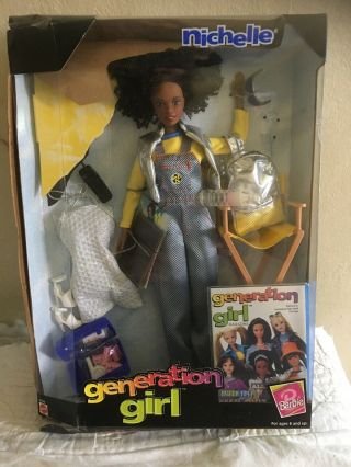 Barbie Generation Girl Nichelle Aa Articulated Doll Nrfb 20966 Mattel 1998