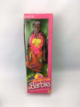 Barbie Island Fun Christie Doll By Mattel 4092 Vintage 1987