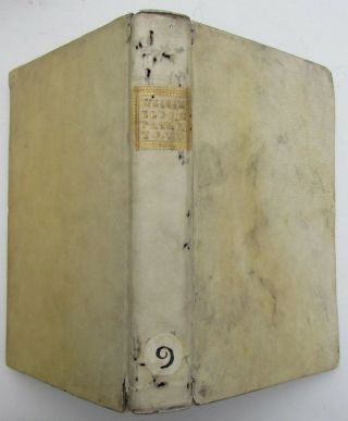 1775 Antique Vellum Bound Book Eloquentia Patrum By Josephi Weissenbach Vol.  7