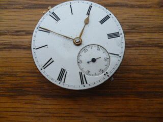Antique Fusee Pocket Watch Movement Jj Wainwrights Spares