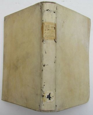 1775 Antique Vellum Bound Book Eloquentia Patrum By Josephi Weissenbach Vol.  2
