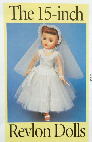Rare History Article,  Pics - Vtg Ideal Scarce 15 " Miss Revlon Dolls