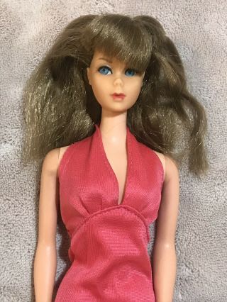 Vintage Barbie Twist ' N Turn TNT 1966 JAPAN MOD EYELASH Summer Sand Posable Doll 3