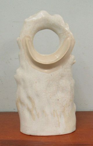Antique 19th C Staffordshire Figure Flatback Watch Holder 3