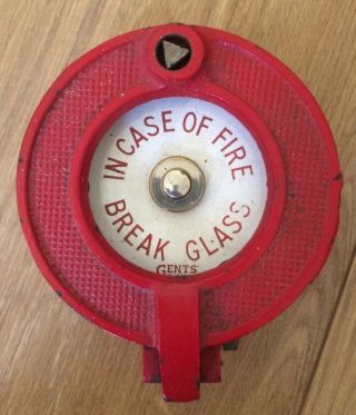 Vintage Industrial Factory Fire Alarm Break Glass Gents Of Leicester