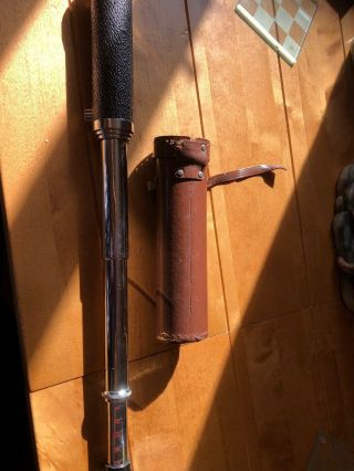 Vintage Telescopic Monocular With Leather Case