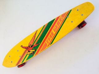 Vintage True Glide Streaker 70’s Fiberglass,  Sidewalk Surfer,  Skateboard Nos