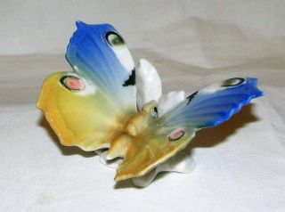 Karl Ens Volkstedt Porcelain Butterfly Figurine Hand Painted Germany Signed