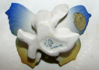 Karl Ens Volkstedt Porcelain Butterfly Figurine Hand Painted Germany Signed 3
