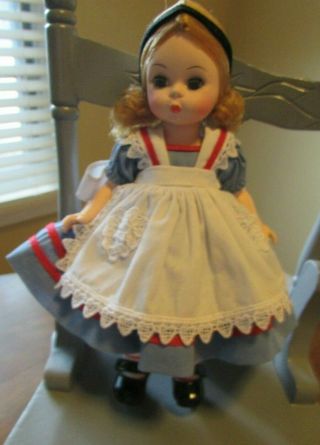 Vintage Madame Alexander Alice In Wonderland 8 Inch Doll
