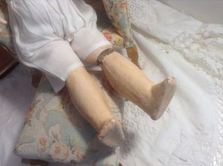 Antique 16 - 1/2 French Composition & Wood Doll Body 3