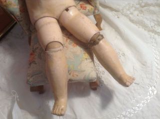 Antique 16 - 1/2 French Composition & Wood Doll Body 6