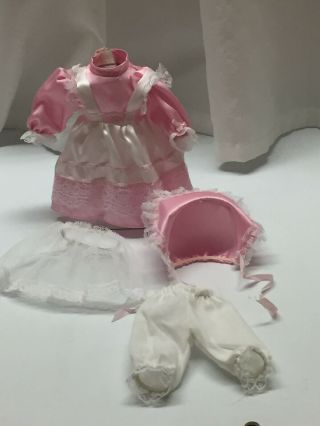 antique Style 4 pc Victorian French child Style Doll Dress Fashion 2