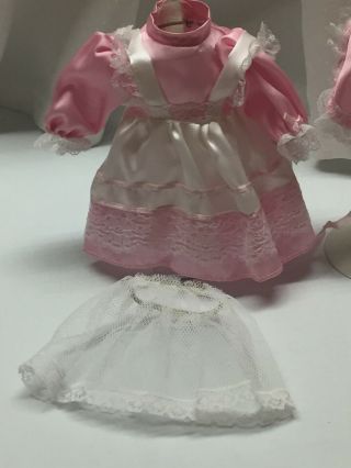 antique Style 4 pc Victorian French child Style Doll Dress Fashion 3