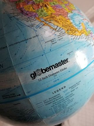 Globemaster 12 Inch Globe Of The World On A Stand