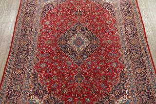 Traditional Floral Oriental Area Rug Wool Hand - Knotted Living Room Carpet 10x13 3