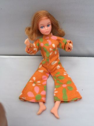 Triki Miki Little Miss Dollikin Doll Uneeda Vintage 70s (action Girl Dawn Pippa)