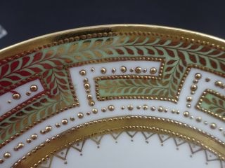 Antique Noritake Nippon Tea Cup & Saucer,  Hand Painted,  Gilded 7