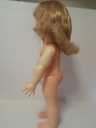 Vintage Ideal Giggles Doll 1966 No Giggles Flirty Eyes 3