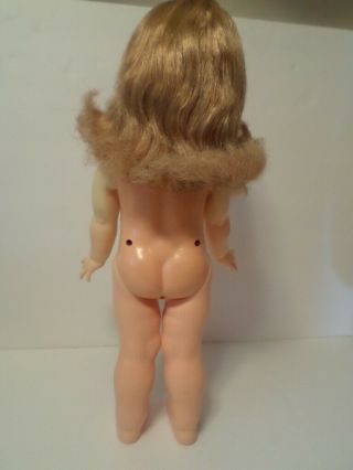 Vintage Ideal Giggles Doll 1966 No Giggles Flirty Eyes 4