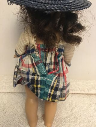 VINTAGE VOGUE GINNY OUTFIT TINY MISS SERIES PLAID DRESS HAT BLOOMERS TAG NO DOLL 4