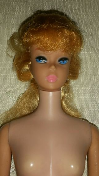 Vintage Barbie 5 Lemon Blonde Ponytail