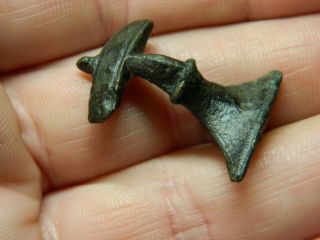 Small Roman Romano British Bronze Fibula Brooch Metal Detecting Detector