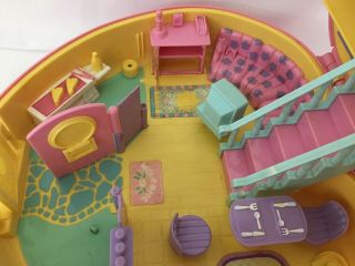 Vintage Bluebird Large Polly Pocket Friend Lucy Locket Play Case Heart House 6