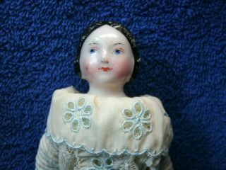 Antique German Porcelain China Doll 7 1/2 Inches Tall 117