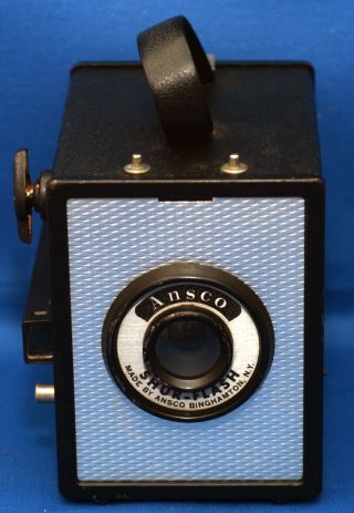 Ansco Shur Flash Antique Vintage Box Film Collectible Camera Usa