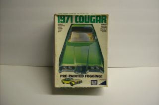 Vintage Mpc 1971 Cougar Xr7 Pre - Painted Fogging,  George Barris,  Builder,  1970 