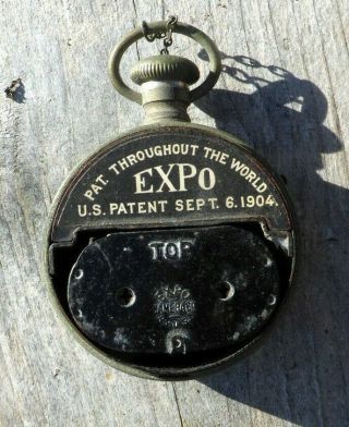 Antique Expo Pocket Watch - Miniature Spy Camera 1904