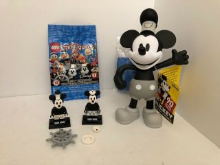 Lego Disney Series 2 Minifigures Mickey Mouse,  Minnie Mouse 71024 & Steamboat Lg