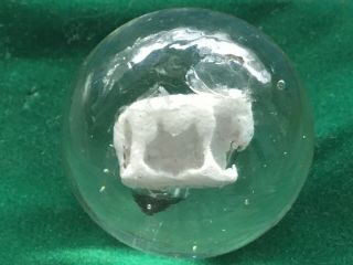 Antique German Sulphide Marble 1 7/16 