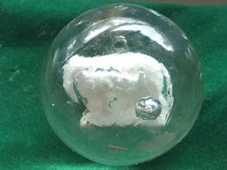 Antique German Sulphide Marble 1 7/16 