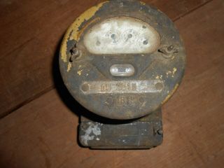Antique duncan electric meter brass cover 1920,  s era steampunk 3