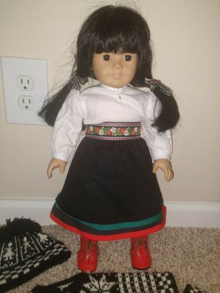 Vintage Pleasant Company American Girl Doll With Kirsten ' s Winter Outfit 2