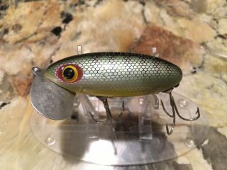 Vintage Fred Arbogast Jitterbug Fishing Lure Antique Wisconsin Tackle Box Bait 3