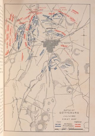 1898 Antique 1st Ed MAINE AT GETTYSBURG Commissioners Civil War Battle Book NR 6