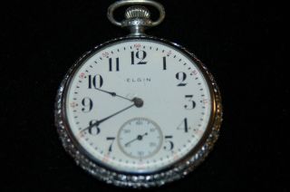 Vintage 1915 Elgin National Watch Co.  Pocket Watch Sn 18577274 Illinois Case