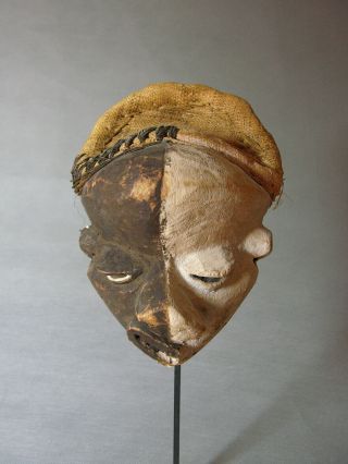 African Tribal Pende Mbuya Mbangu Deformation Mask Drc Congo Exhibited In 2010