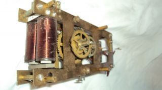 Antique Standard Electric Time Co Master program clock movement self winding 5